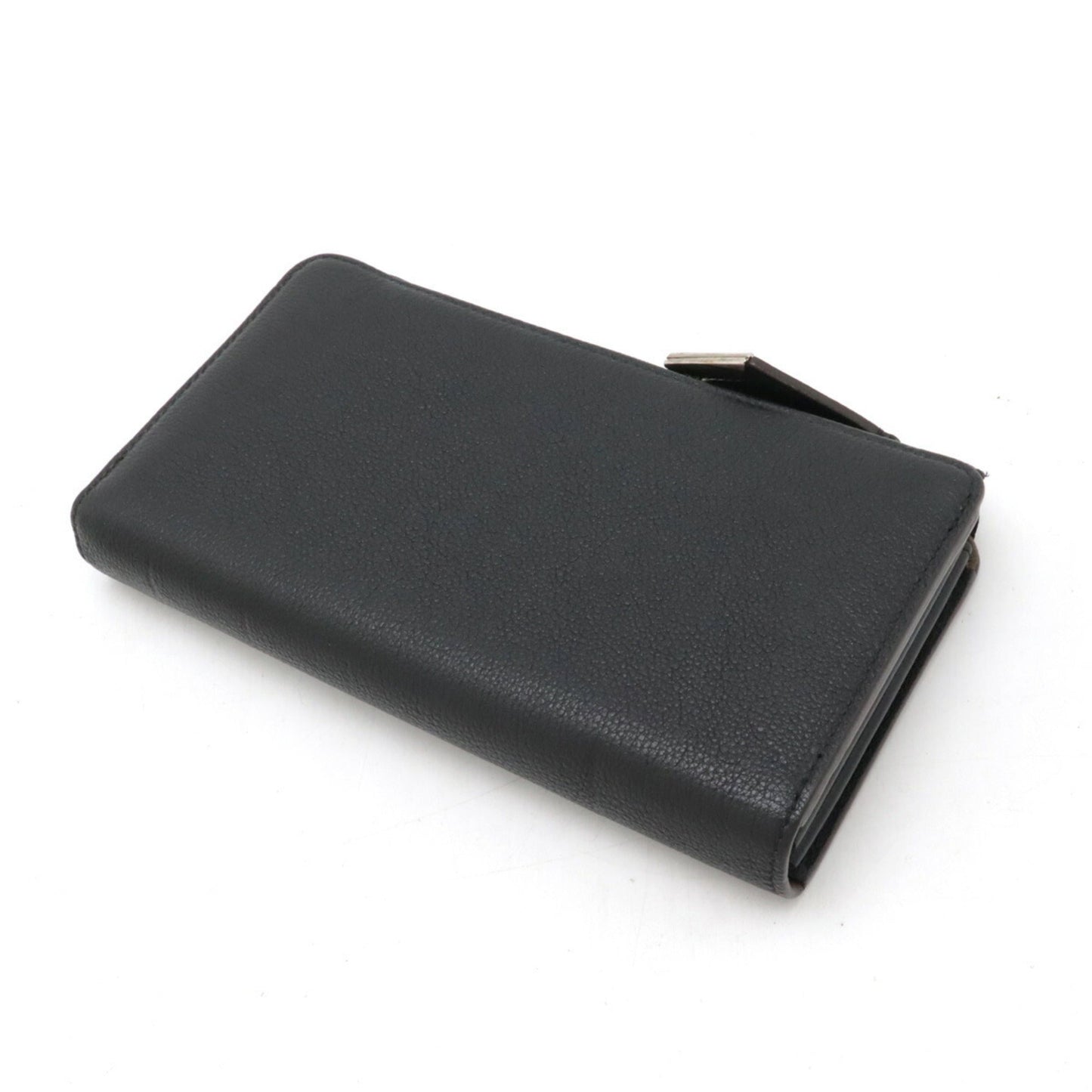 Louis Vuitton  Noir Veau Cachemire Leather Coin Purse/Coin Case