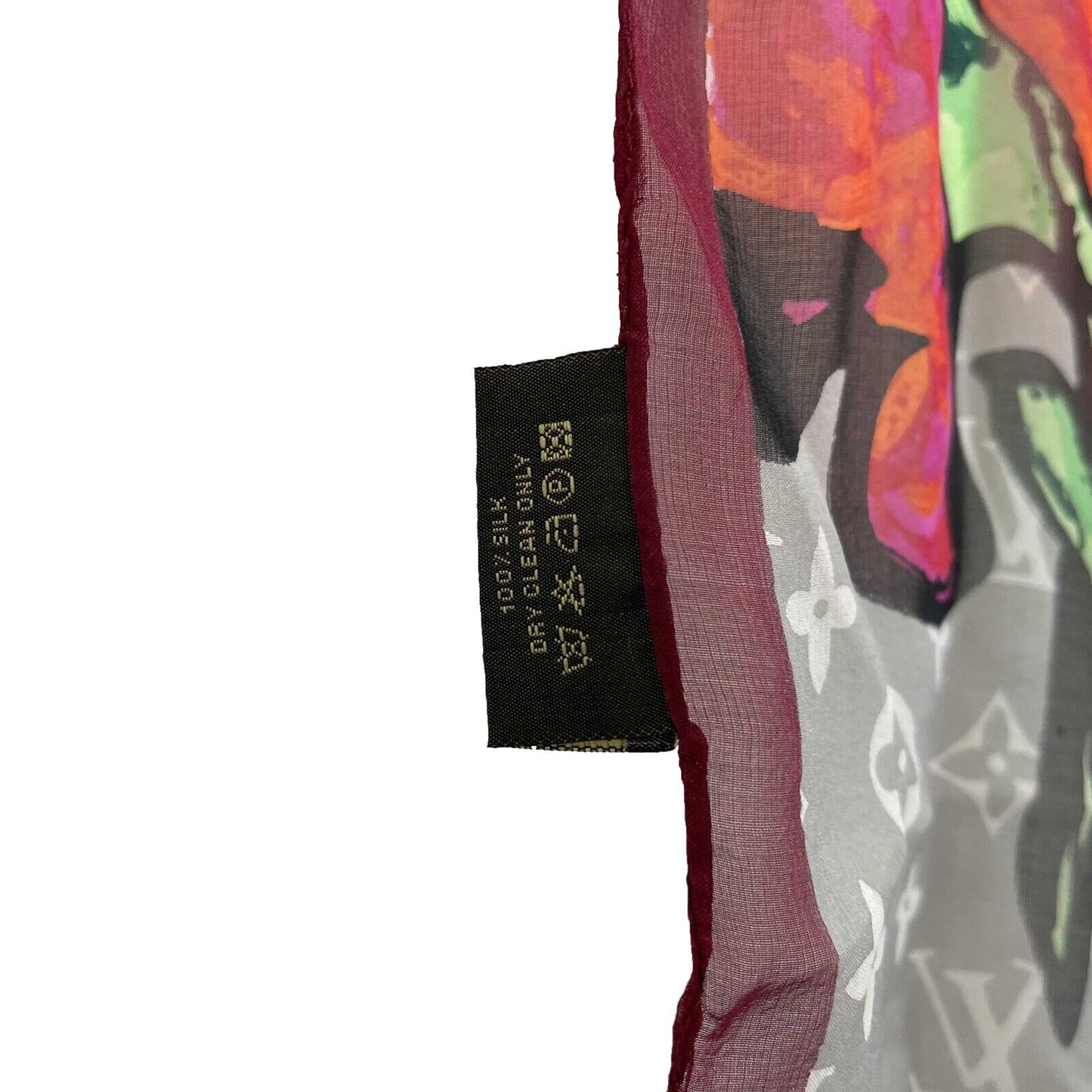 LOUIS VUITTON - Silk Rose Shall - Multicolor XL Scarf