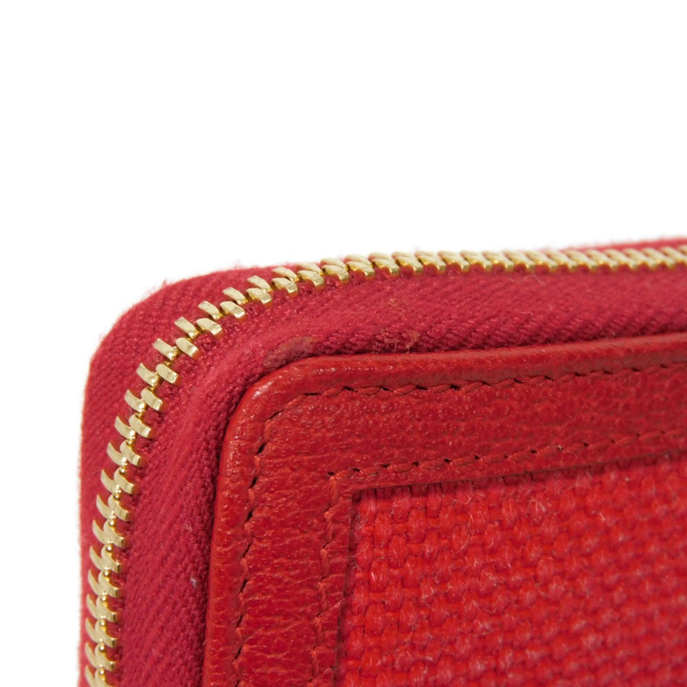 GUCCI Long Wallet Purse 524790 9SBCG 9093 Baia de la linen canvas x calf leather Tricolor logo Baiadera Zip Around Wallet