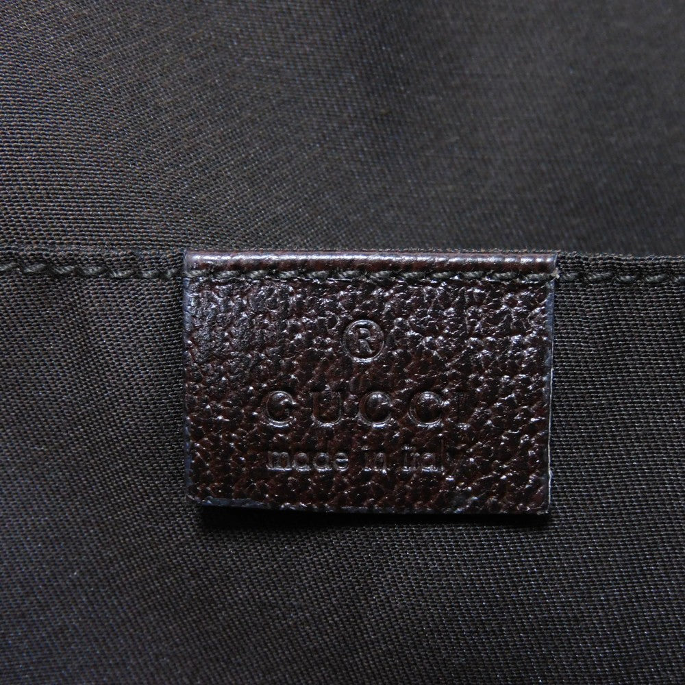 GUCCI Tote Bag 189669 GG canvas x calf leather (embossed) beige Logo embossing GG canvas tote