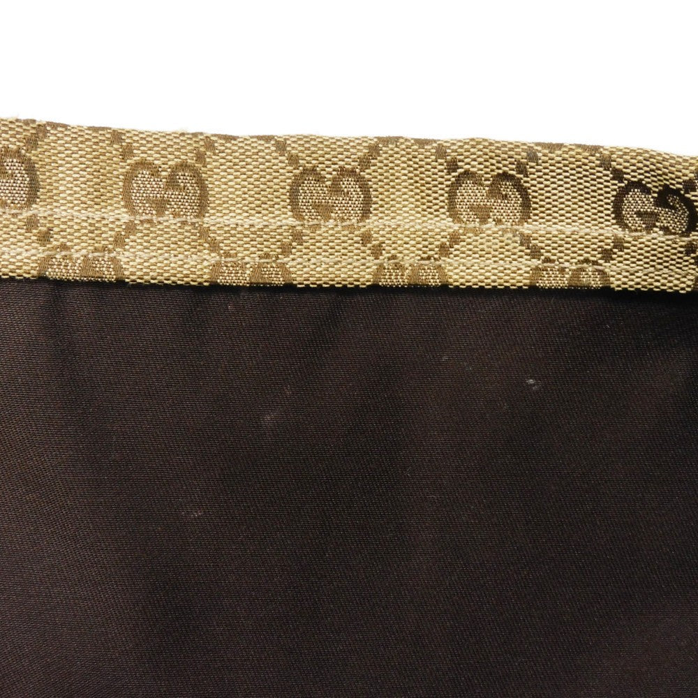 GUCCI Tote Bag 189669 GG canvas x calf leather (embossed) beige Logo embossing GG canvas tote