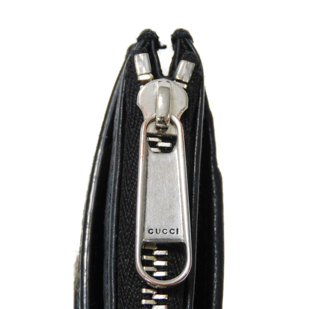 GUCCI Coin case 625583 H9HAN 7673 GG nylon x calf leather (embossed) Yellow x black GG nylon Off the Grid Zip Card Holder