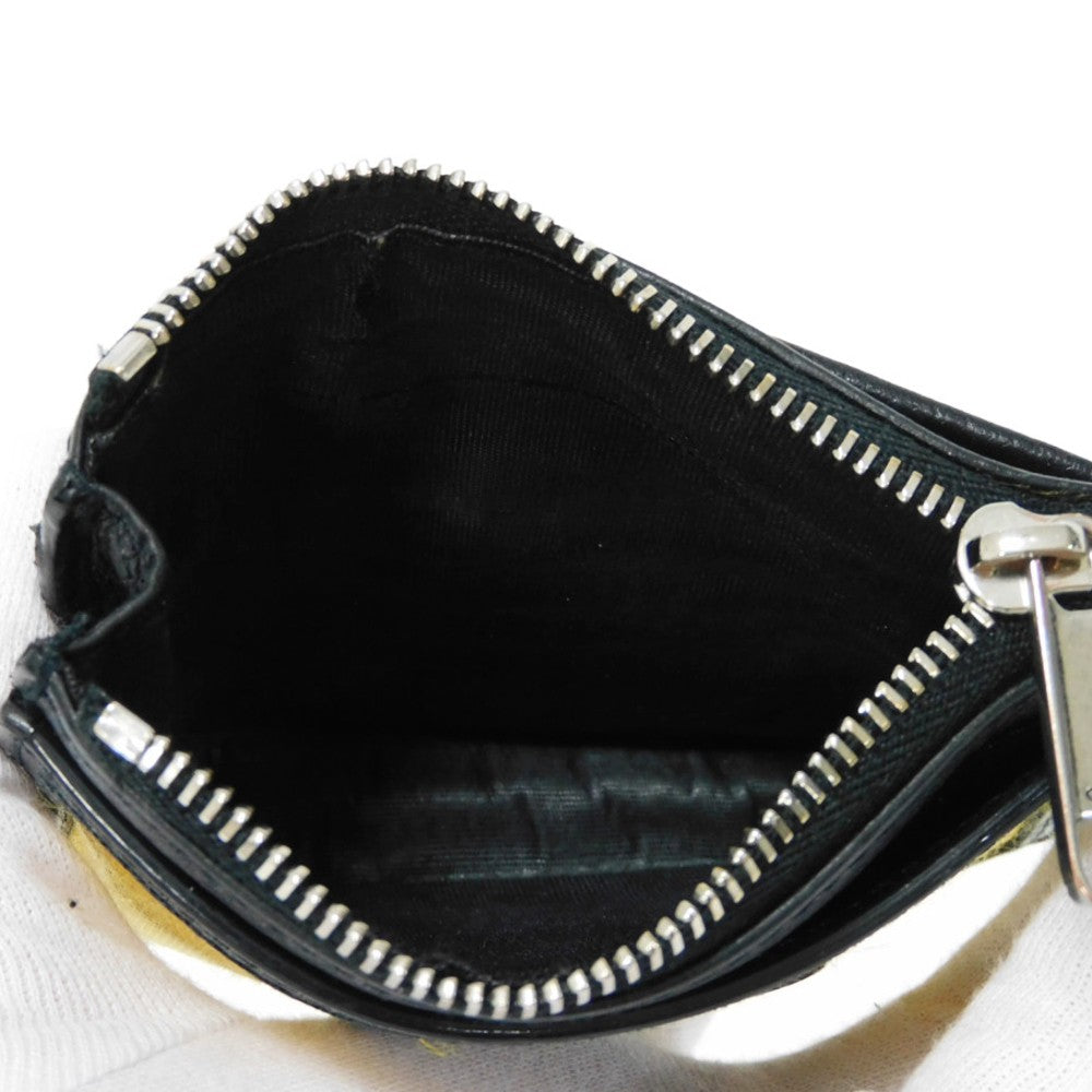 GUCCI Coin case 625583 H9HAN 7673 GG nylon x calf leather (embossed) Yellow x black GG nylon Off the Grid Zip Card Holder