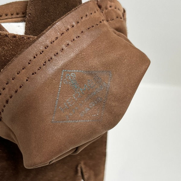 HERMES gloves suede Dark brown Women ‚U 1/2 Used