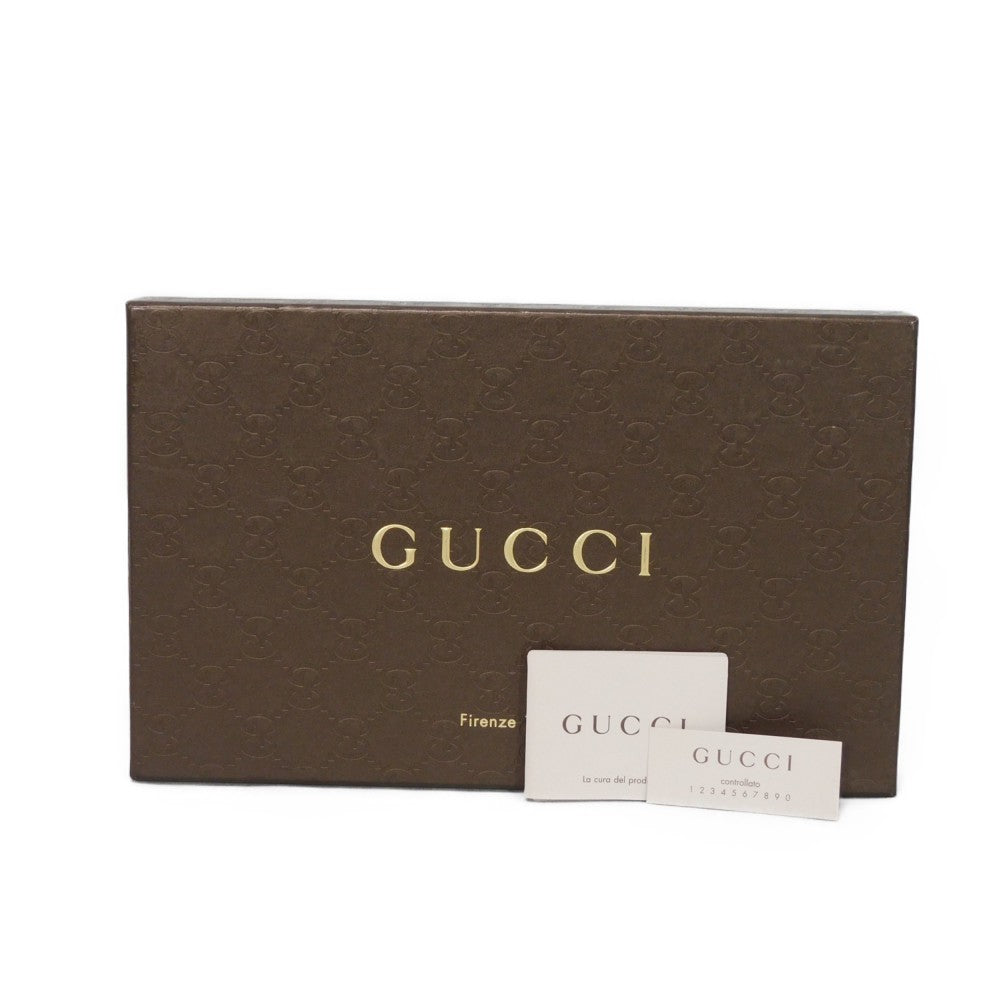 GUCCI Long Wallet Purse 466507 BMJ1G 4503 GG striped leather Light blue Micro GG Shima Guccissima Shoulder Wallet