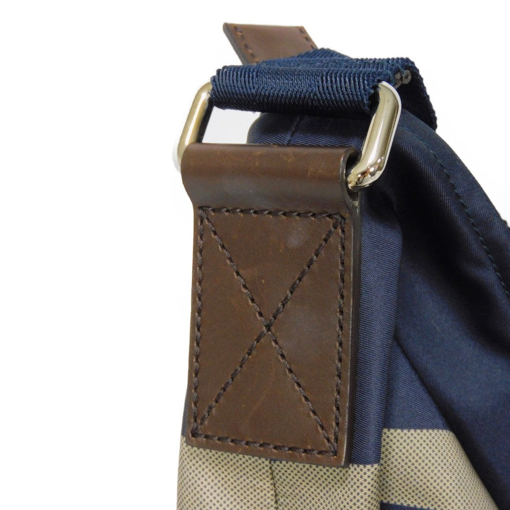 GUCCI Shoulder Bag 270410 F951N 8611 Nylon Navy x red web Diamante messenger bag mens Used