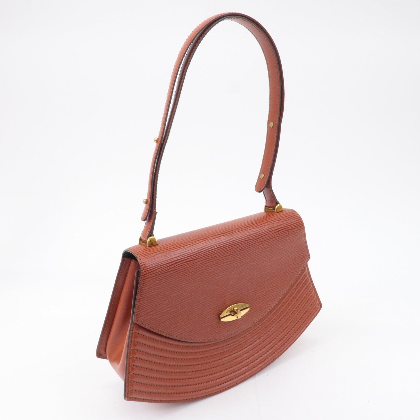 Louis Vuitton Epi Tilsit Shoulder Hand Bag Kenya Brown M52483