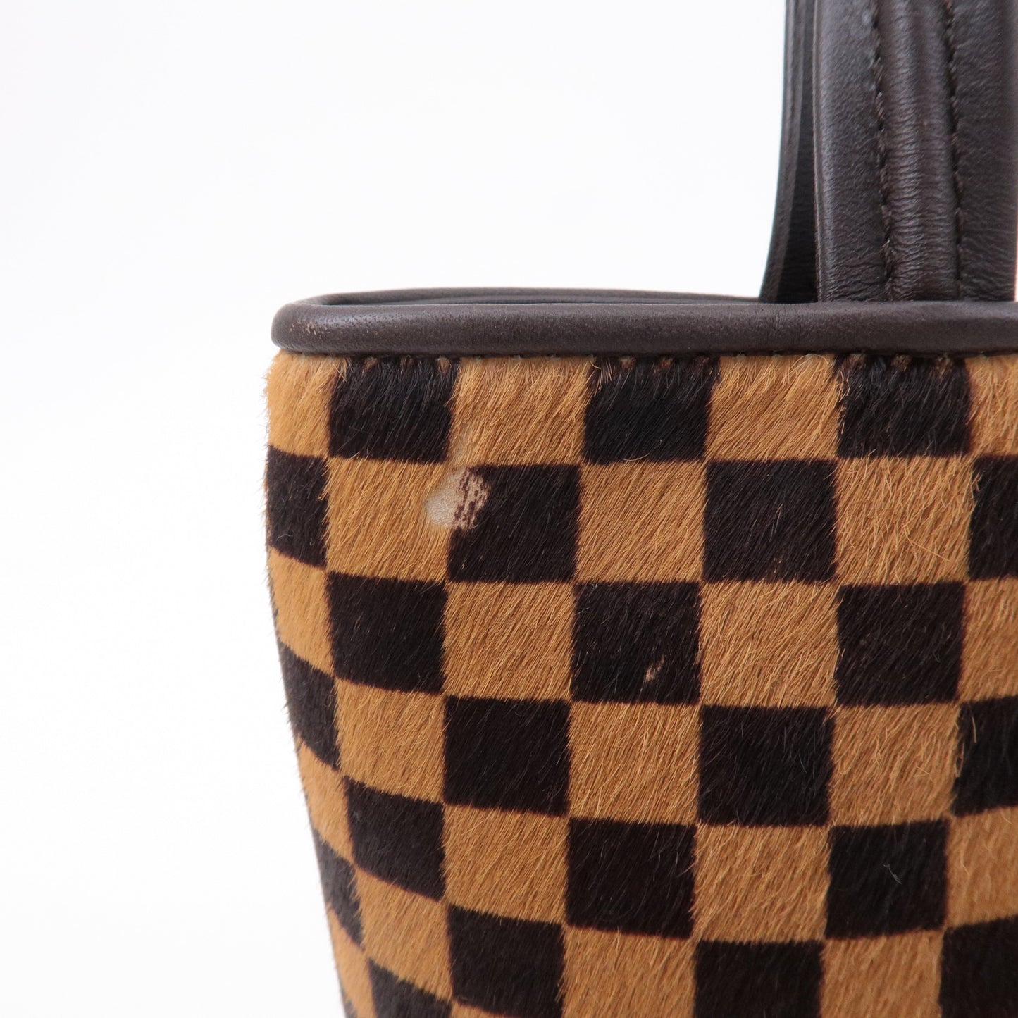 Louis Vuitton Damier Sauvage Impala Hand Bag Brown M92133
