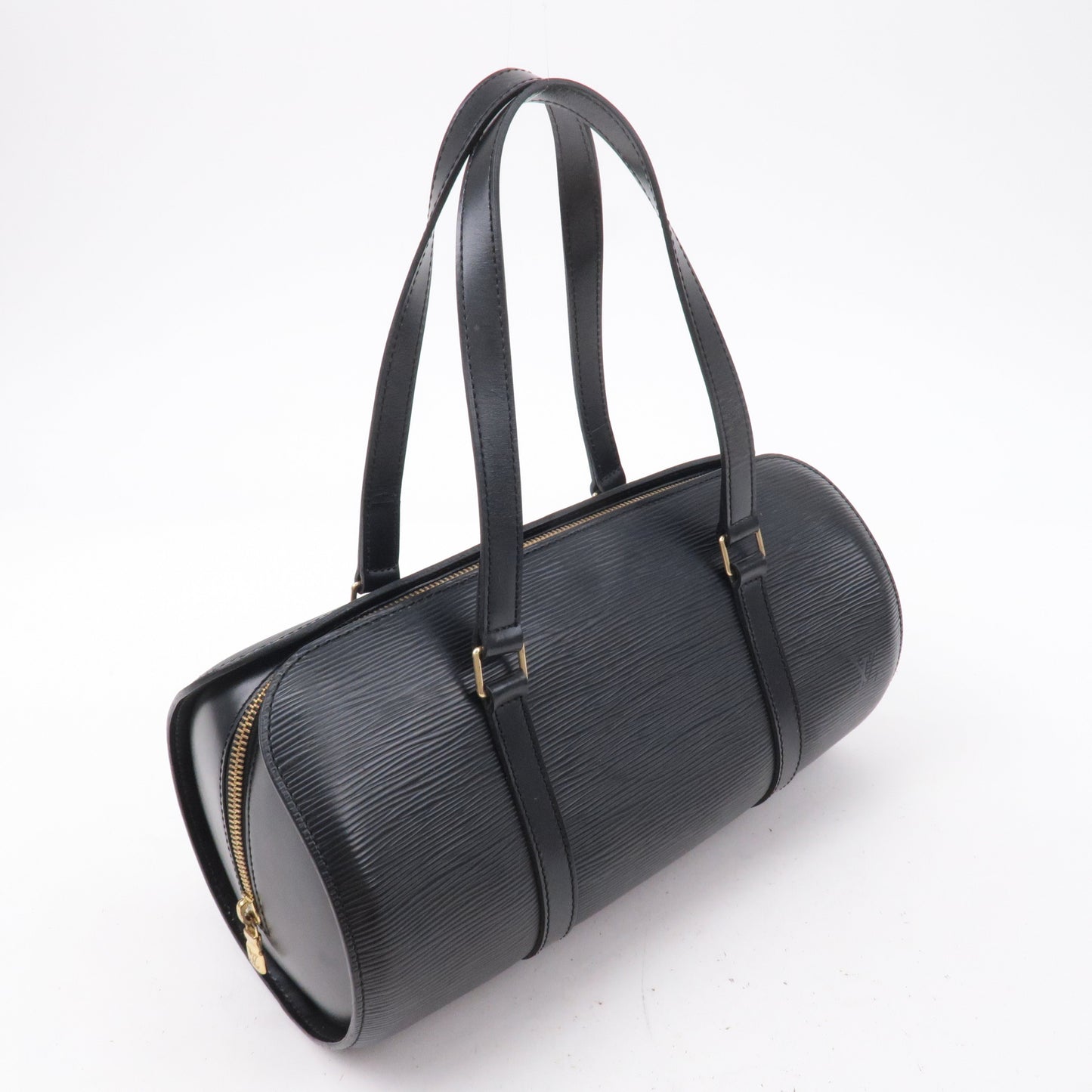Louis Vuitton Epi Soufflot Hand Bag Pouch Noir Black M52862