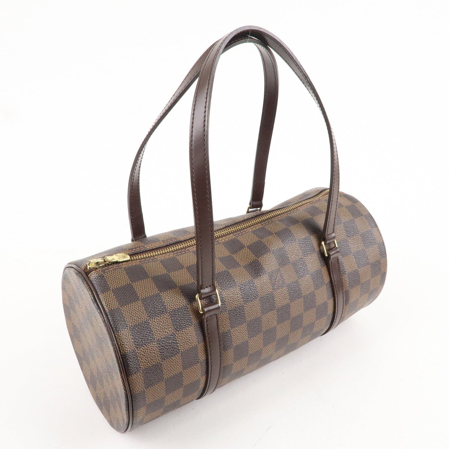 Louis Vuitton Damier Papillon 30 Hand Bag & Pouch Brown N51303