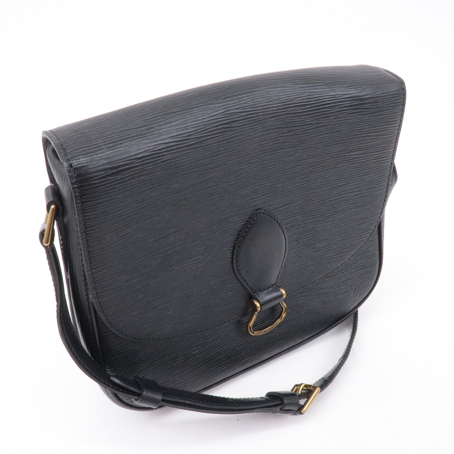 Louis Vuitton Epi Saint Cloud Shoulder Bag Black Noir M52192