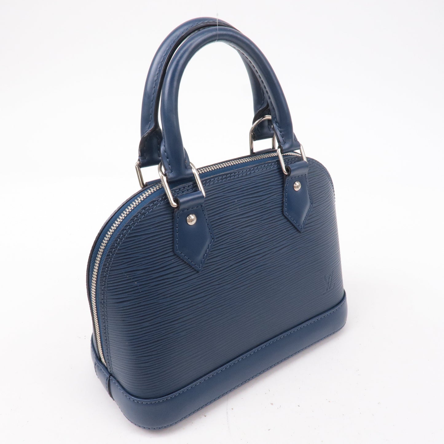 Louis Vuitton Epi Alma BB 2Way Bag Andigo Blue M40855