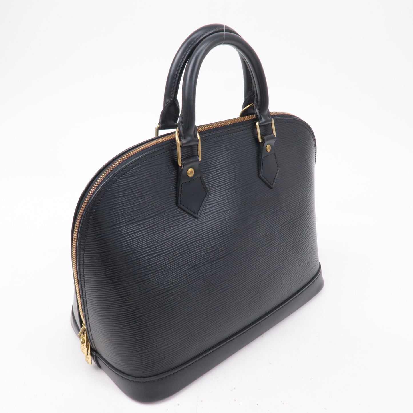 Louis Vuitton Epi Alma Hand Bag Noir Black M52142