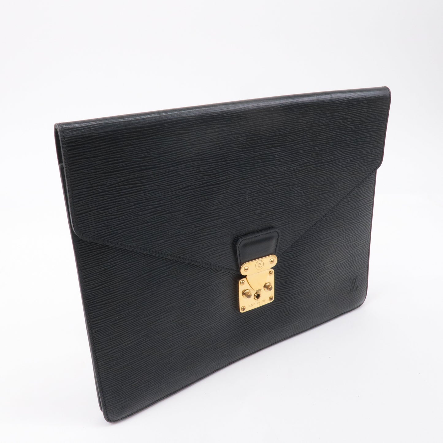 Louis Vuitton Epi Porte Document Senateur Clutch Bag M54452