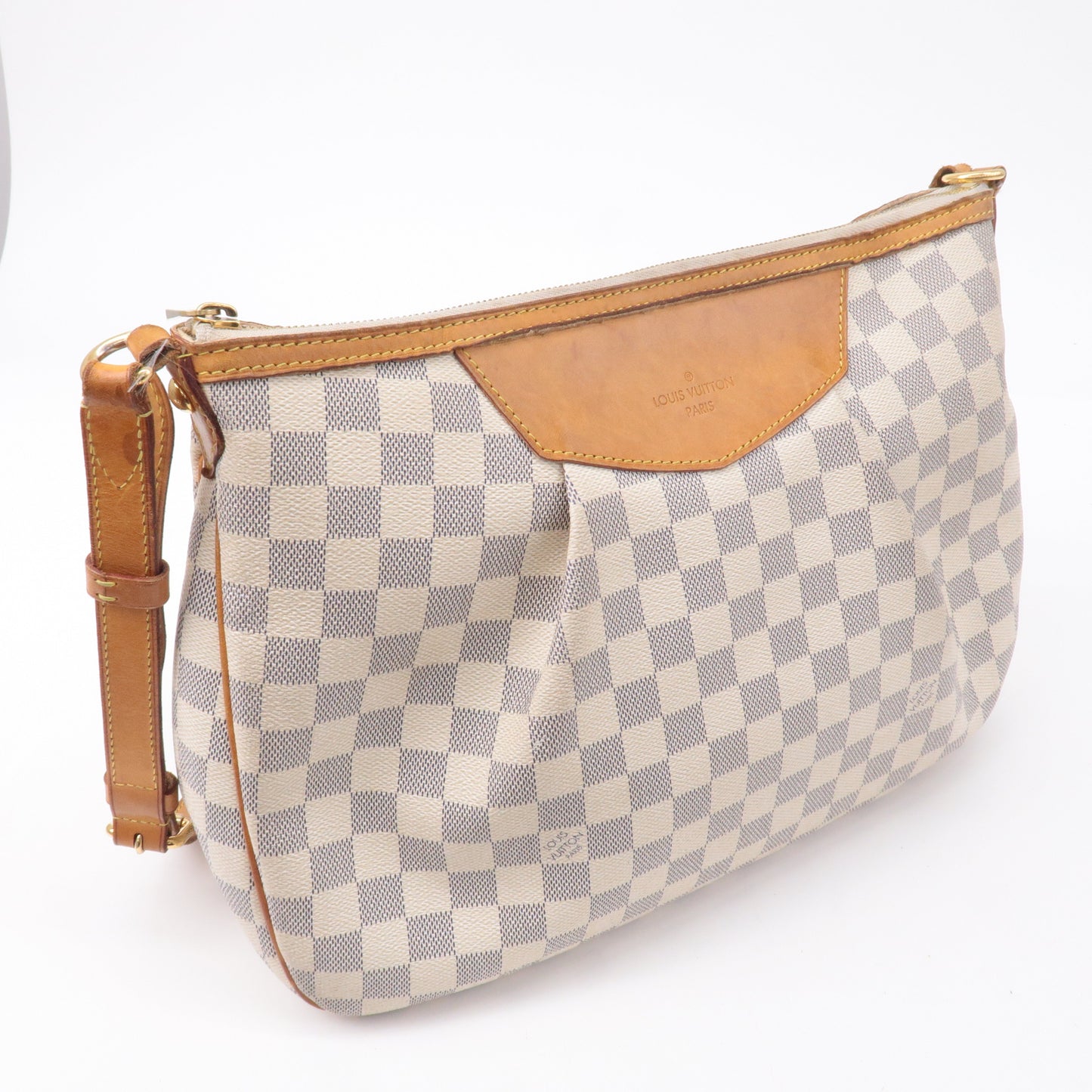 Louis Vuitton Damier Azur Siracusa MM Shoulder Bag N41112