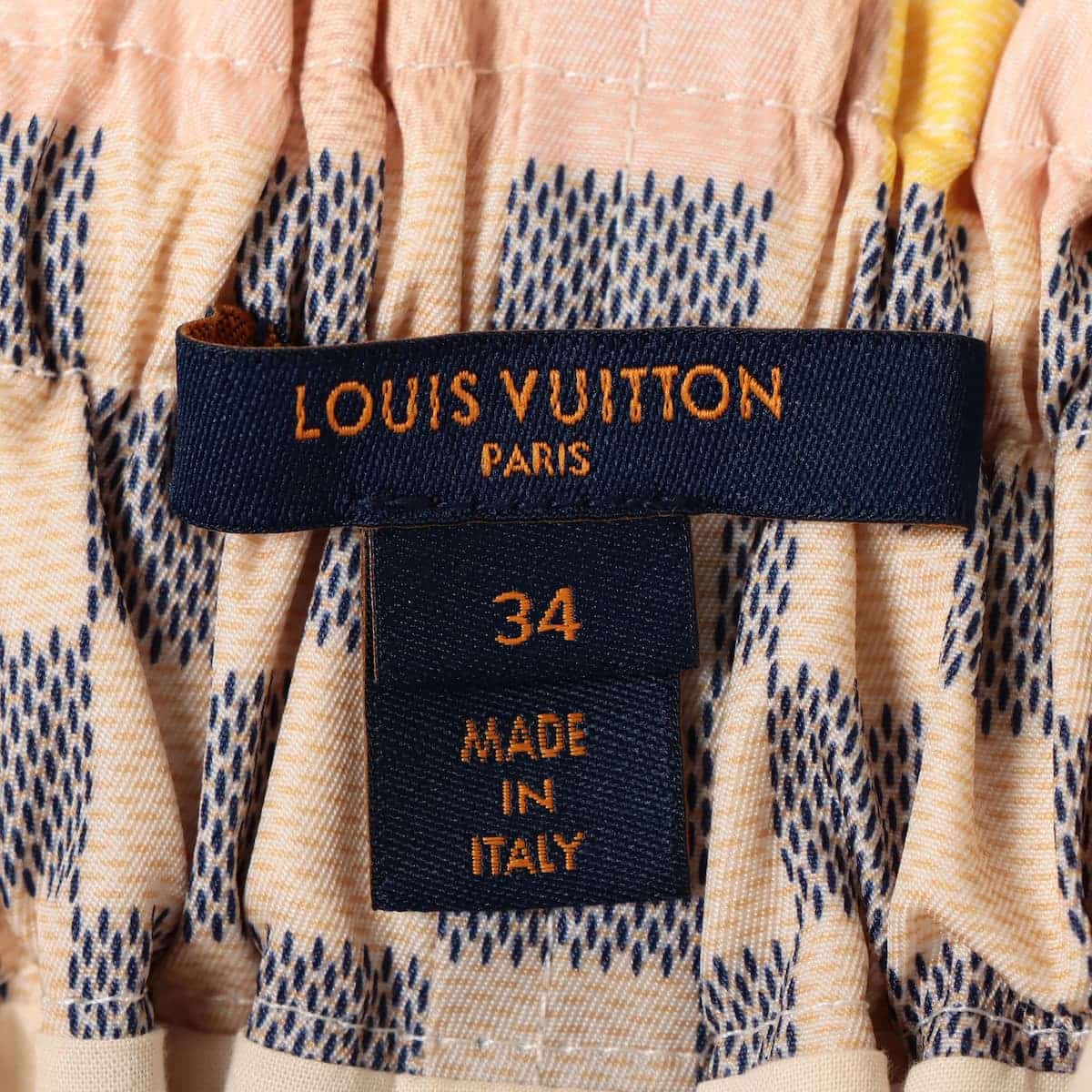 Louis Vuitton 22AW Cotton x Nylon Shirt 34  Pink RW222W Damier Nalle