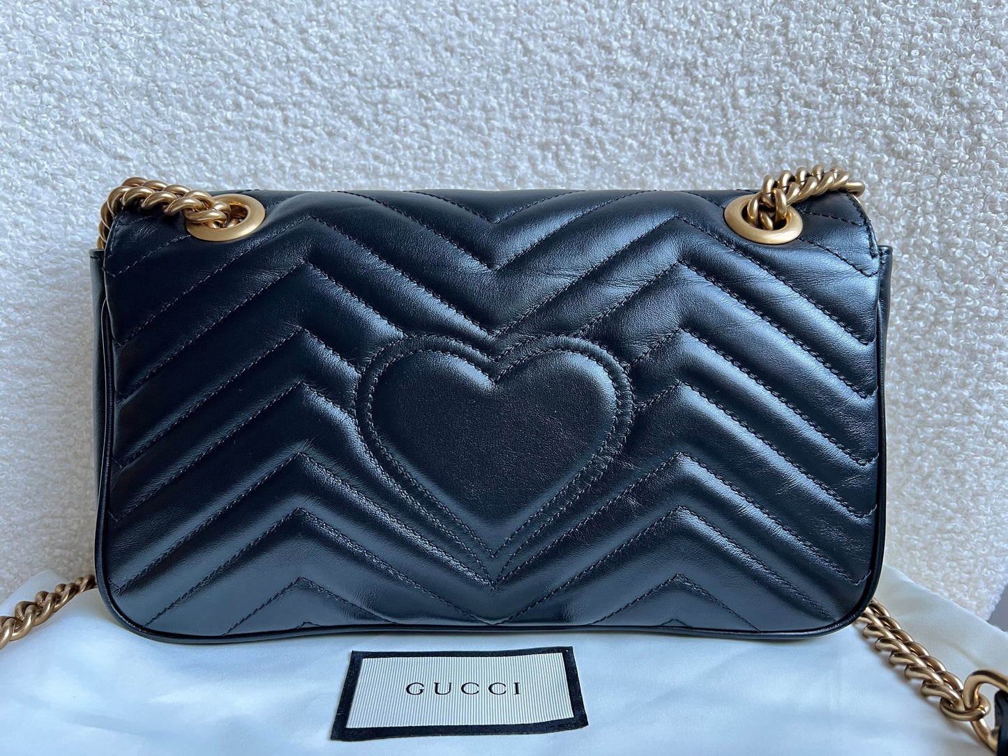 Gucci GG Black Marmont Small Shoulder Bag (RRP £2070)
