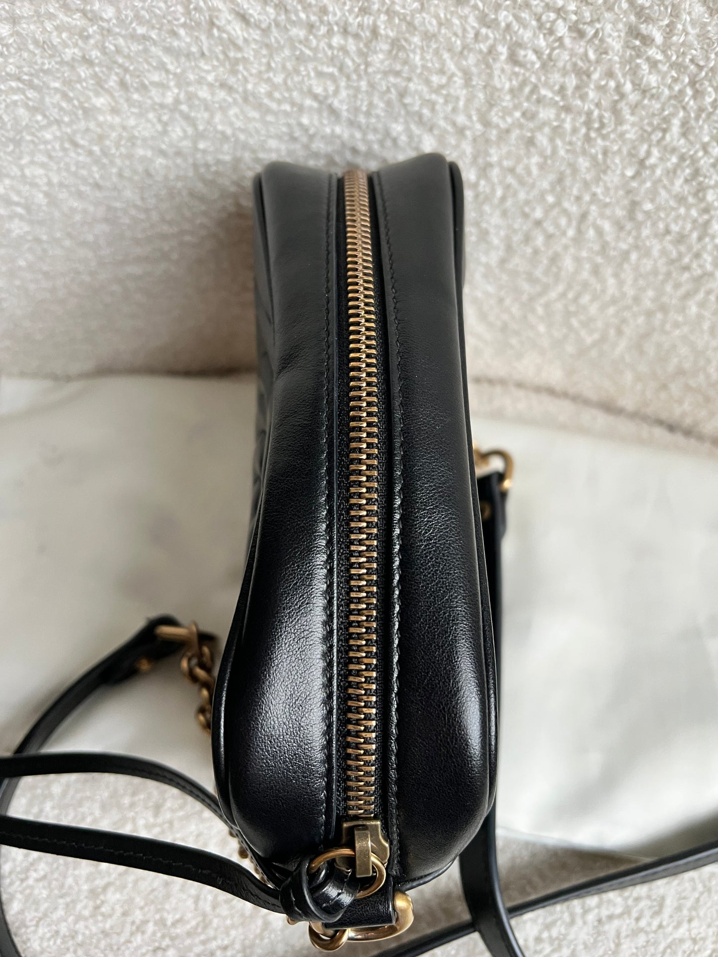 Gucci GG Black Marmont Mini Shoulder Bag (RRP £1,360)