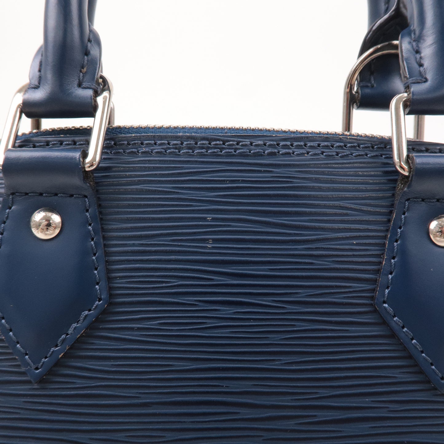 Louis Vuitton Epi Alma BB 2Way Bag Andigo Blue M40855