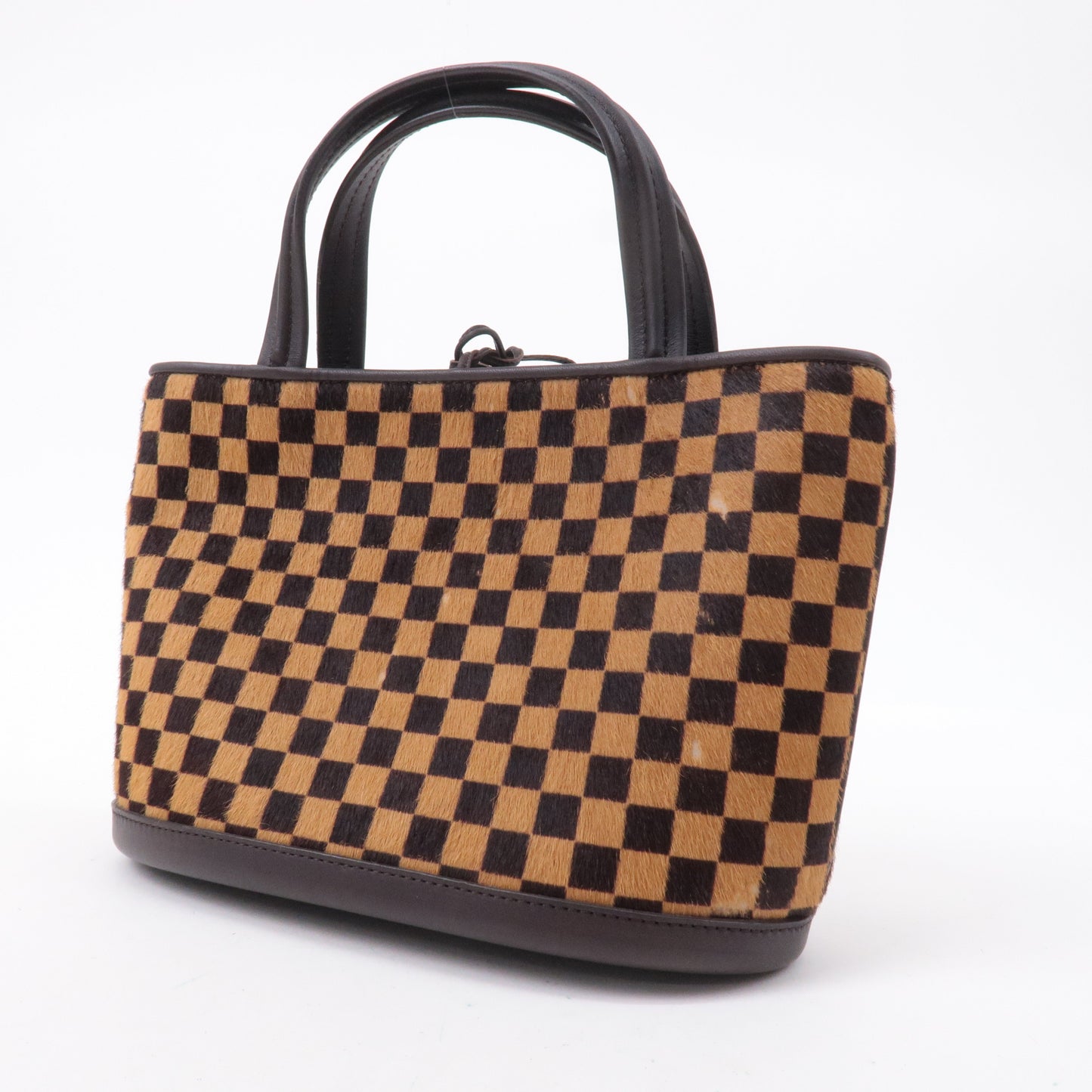 Louis Vuitton Damier Sauvage Impala Hand Bag Brown M92133
