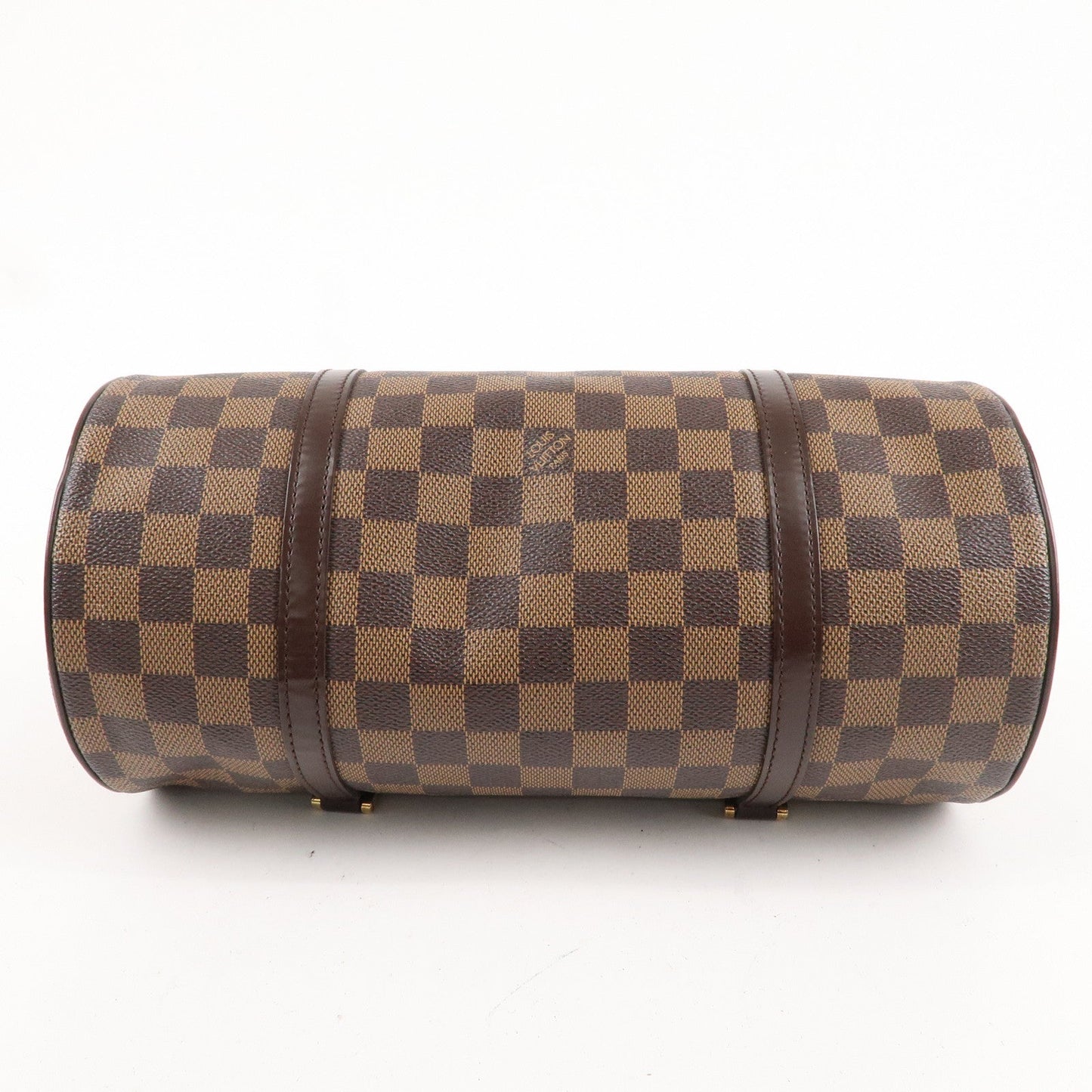 Authe Louis Vuitton Damier Papillon 30 Hand Bag & Pouch Brown N51303