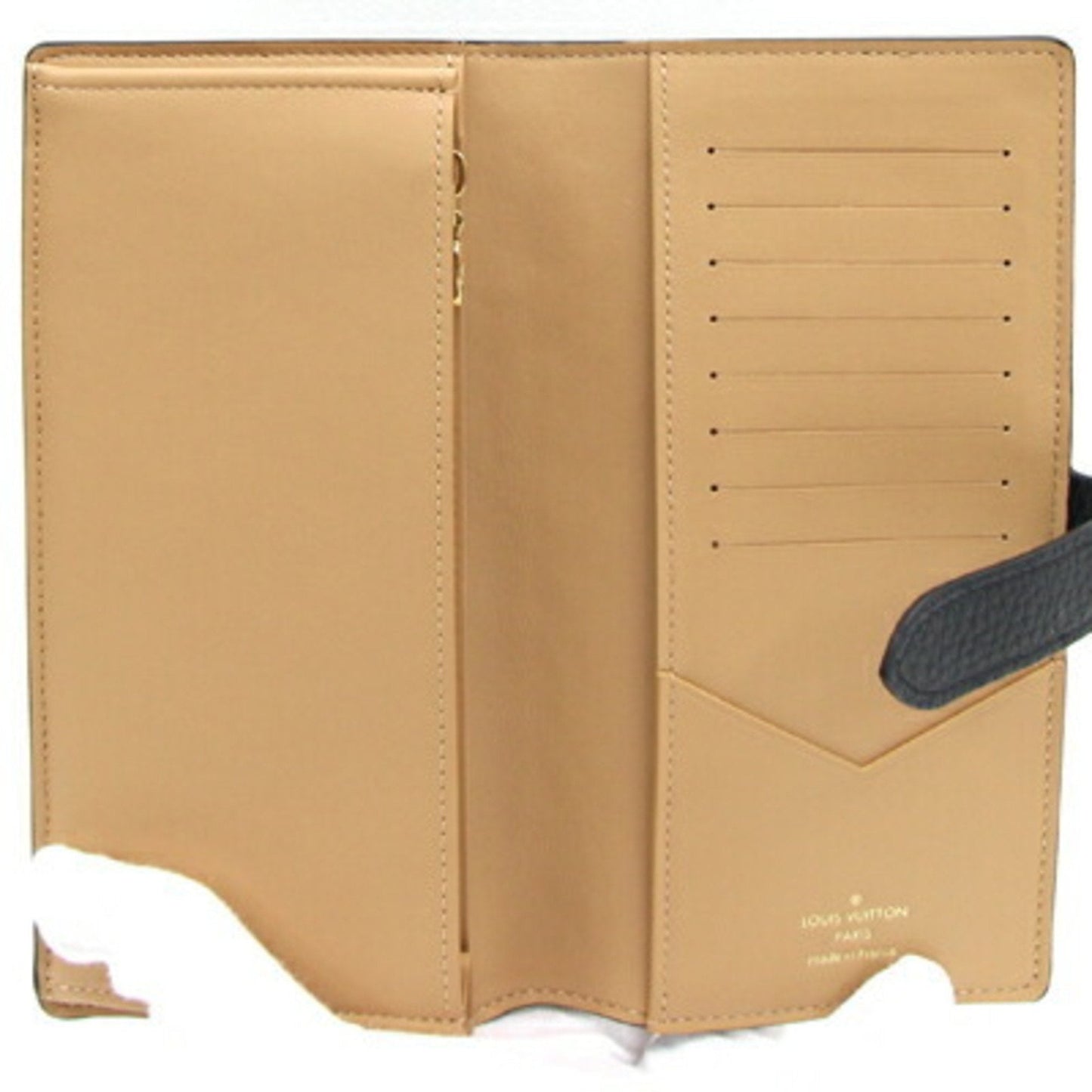 Louis Vuitton  Leather Long Wallet (Bi-Fold)