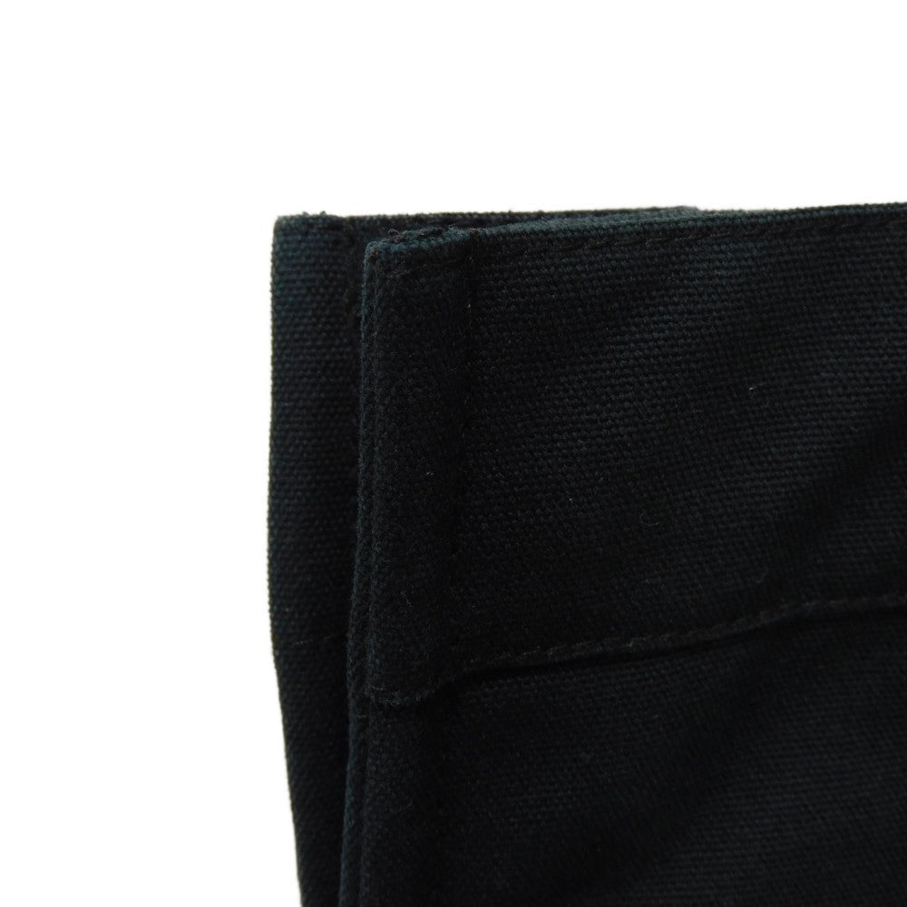 HERMES Tote Bag cotton Black x gray Serie button Fool Toe MM mens(Unisex) Used