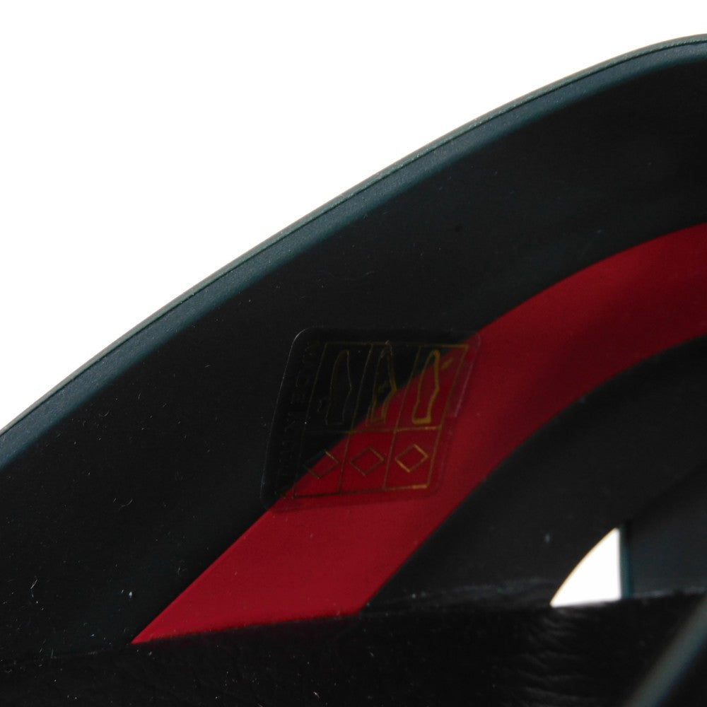 GUCCI Sandals 630326 J8700 8460 rubber Green x Red x Black Sherry line Web stripe slide sandals mens (45) Used