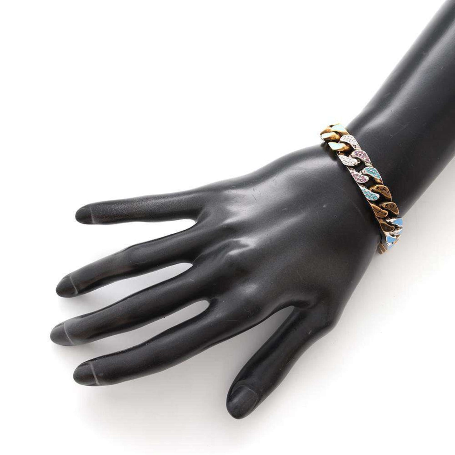 Louis Vuitton Exotic  Metal Charm Bracelet
