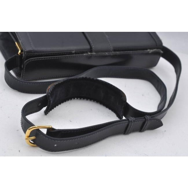 Gucci Jackie W Buckle Hardware Navy Leathergold Satchel