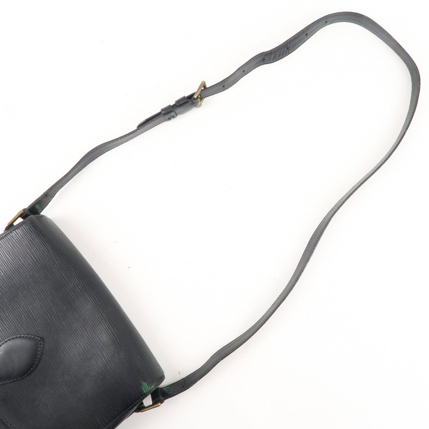 Louis Vuitton Epi Saint Cloud Shoulder Bag Noir Black M52192
