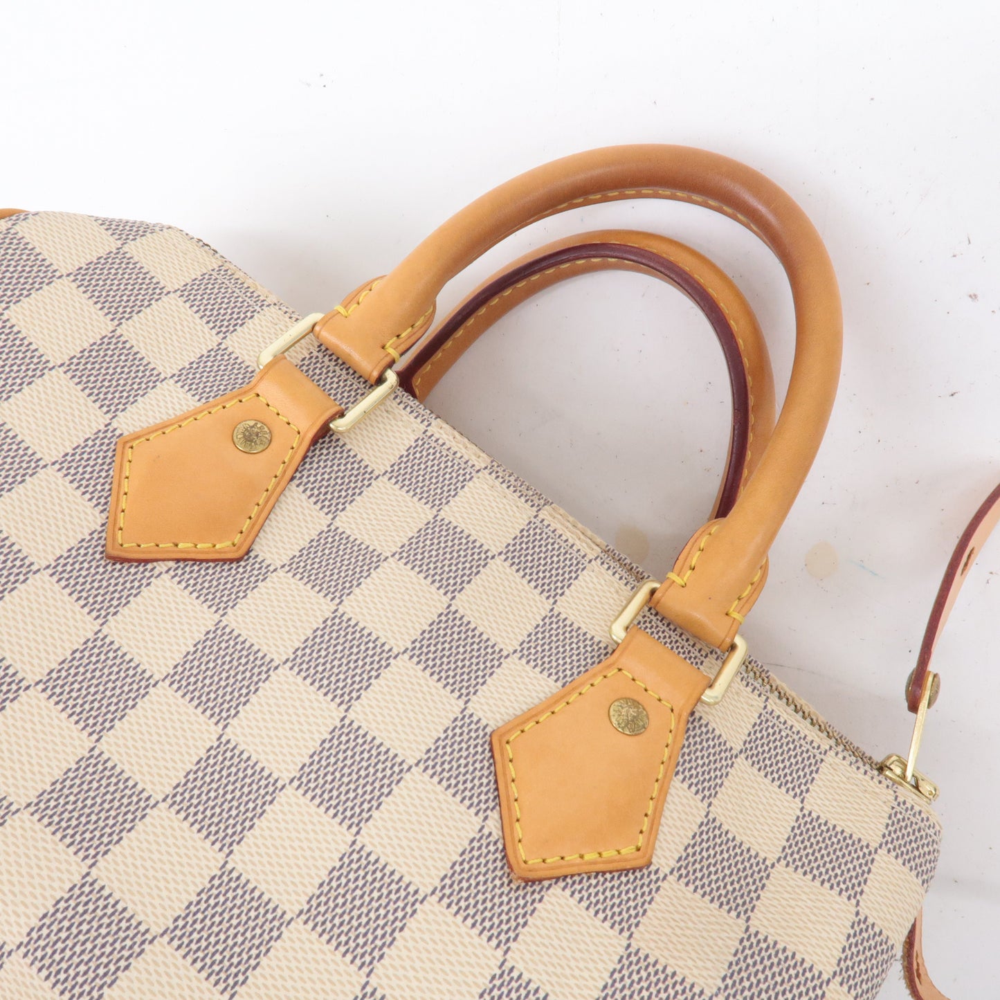 Louis Vuitton Damier Azur Speedy 25 Boston Bag Hand Bag N41371