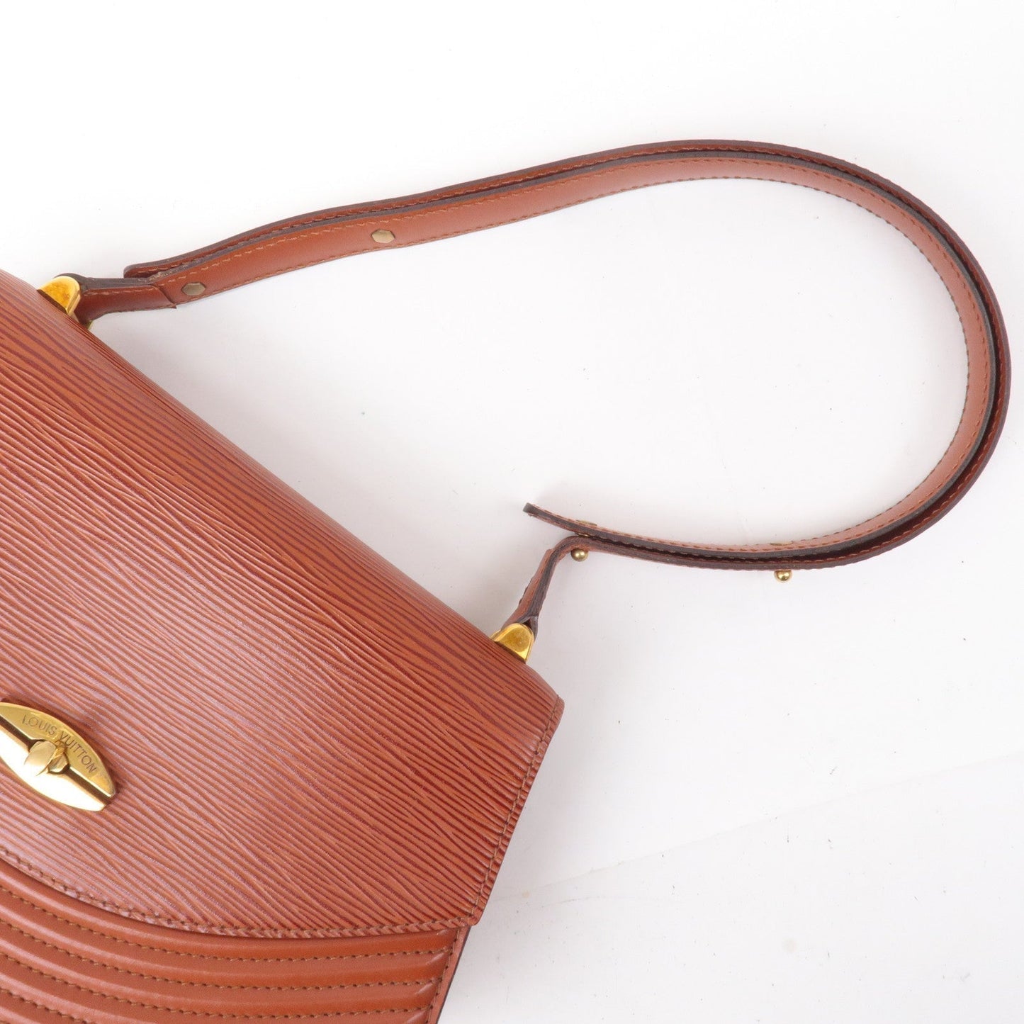 Louis Vuitton Epi Tilsit Shoulder Hand Bag Kenya Brown M52483