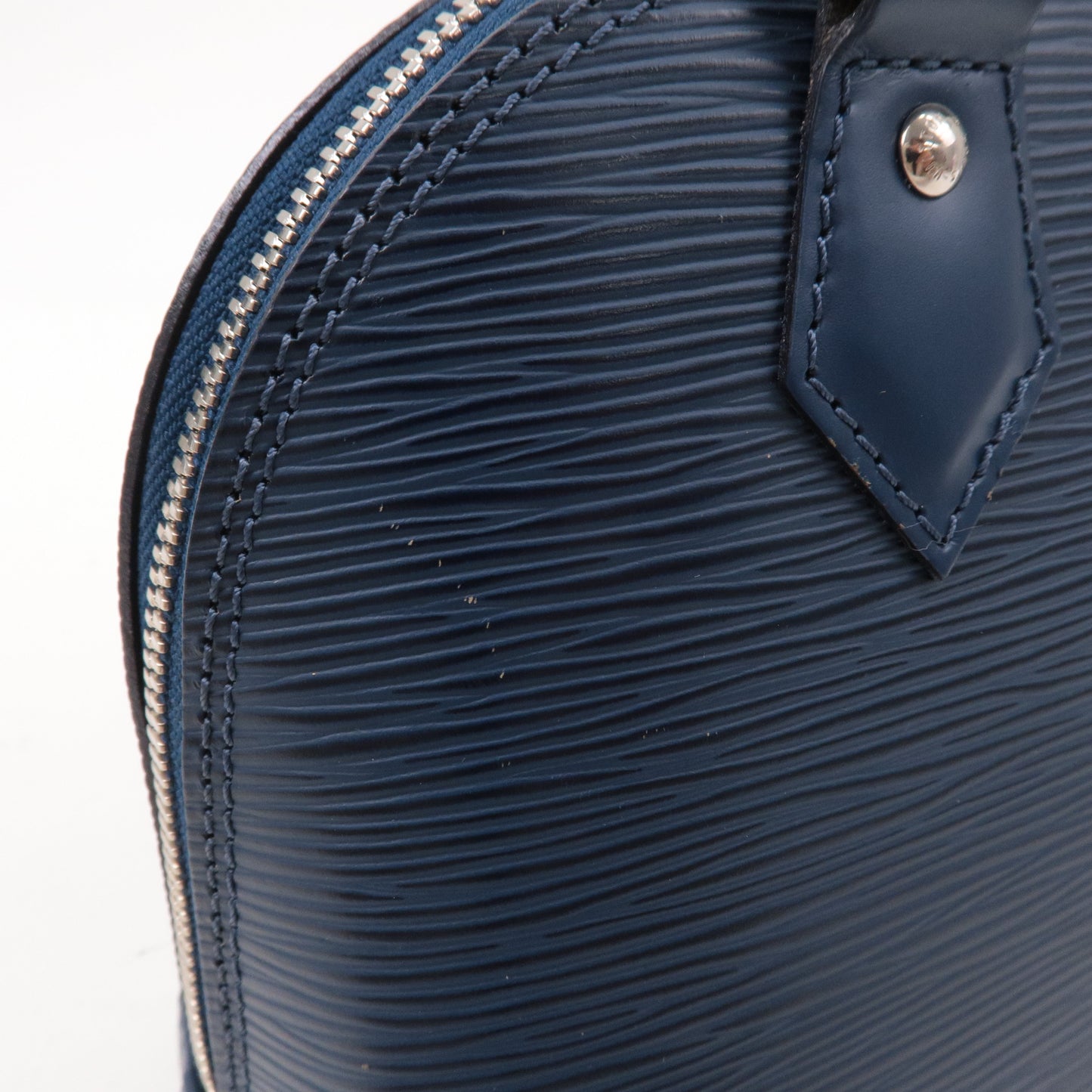 Louis Vuitton Epi Alma BB 2Way Bag Andigo Blue M40855