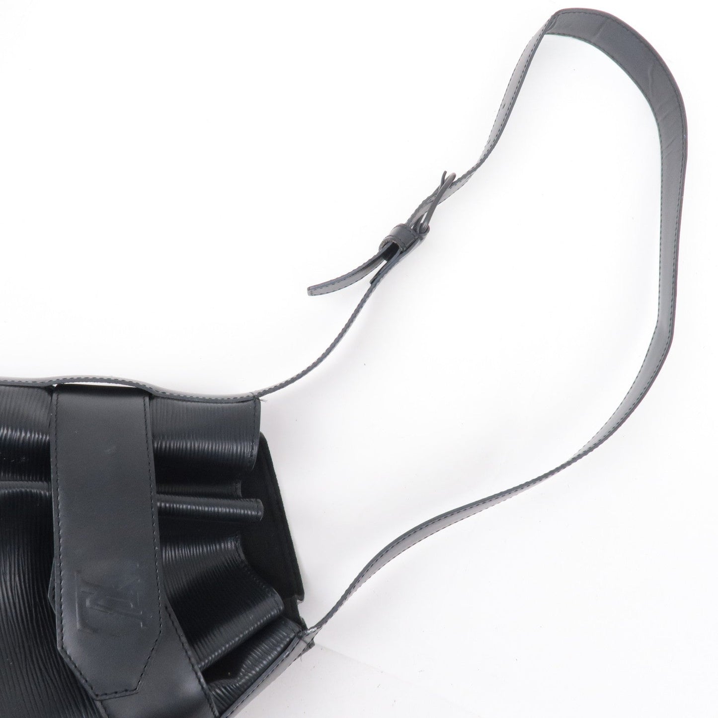 Louis Vuitton Epi Sac D'epaule PM Bucket Bag Noir Black M80157