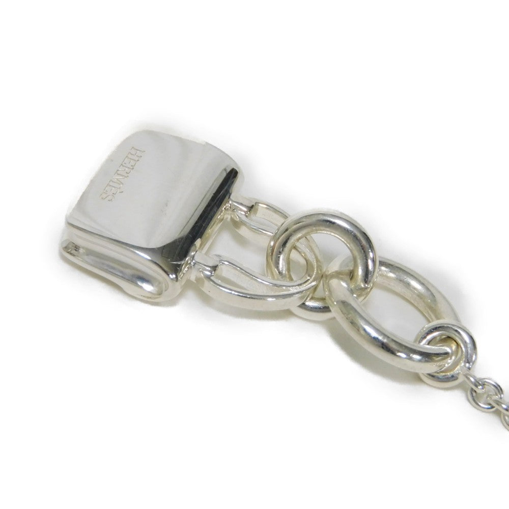 HERMES Necklace Ag925 Silver H mark Amulet Constance Women Used