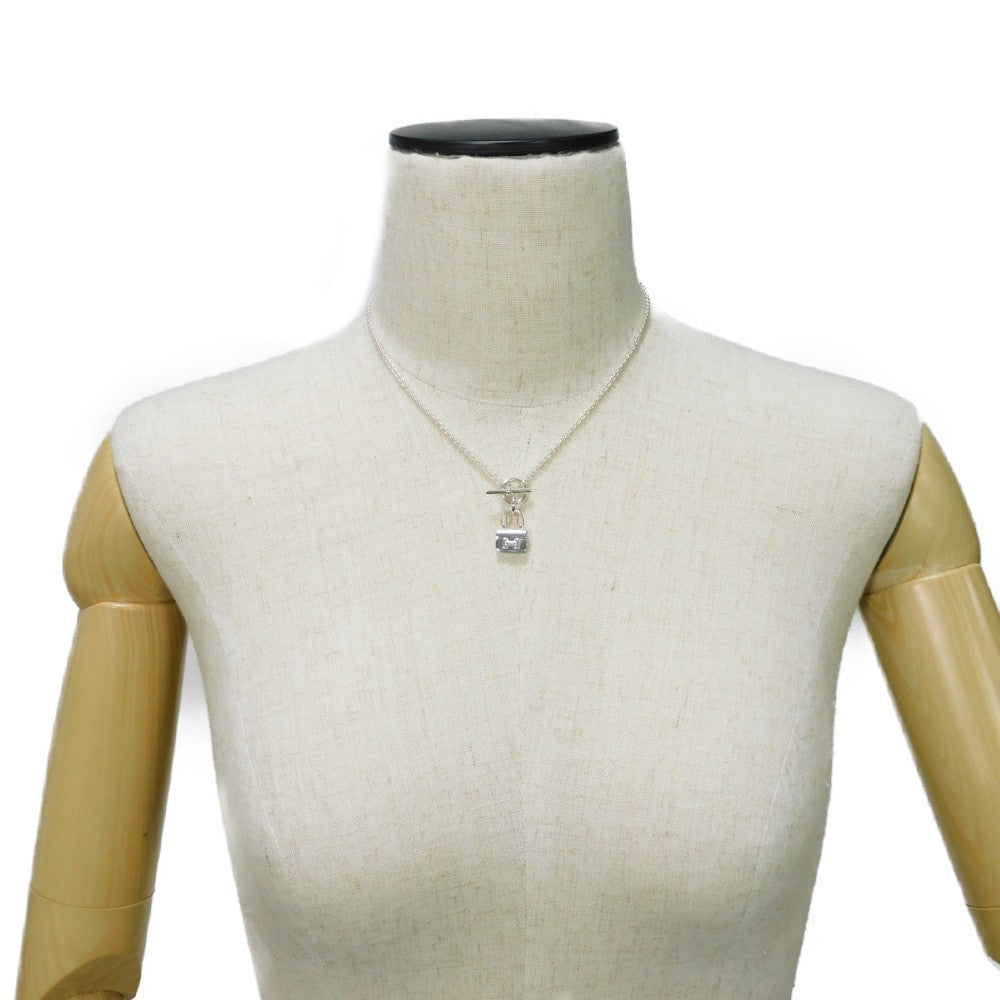 HERMES Necklace Ag925 Silver H mark Amulet Constance Women Used