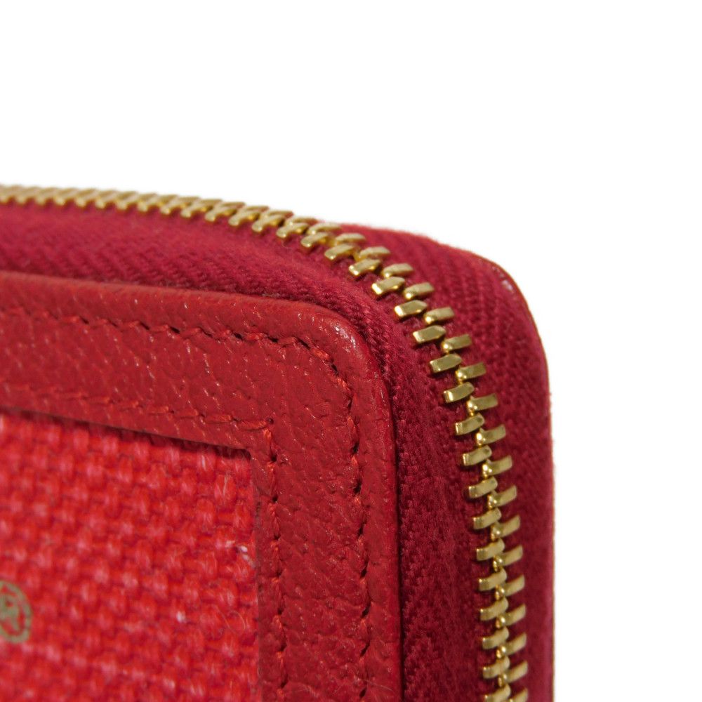 GUCCI Long Wallet Purse 524790 9SBCG 9093 Baiadella Linen Canvas x Calfskin Leather Tricolor Byadera stripes logo zip around wallet Women(Unisex) Used