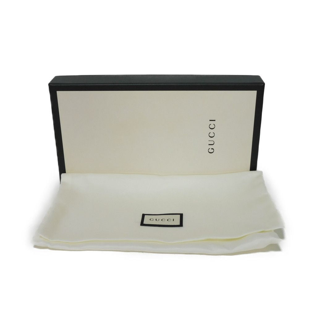 GUCCI Long Wallet Purse 524790 9SBCG 9093 Baiadella Linen Canvas x Calfskin Leather Tricolor Byadera stripes logo zip around wallet Women(Unisex) Used