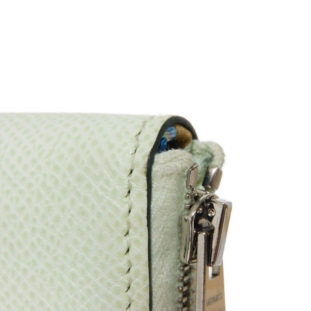 HERMES Coin case Epsom, Silk Veil Fizz Henri Berte Azap compact silk in Women Used