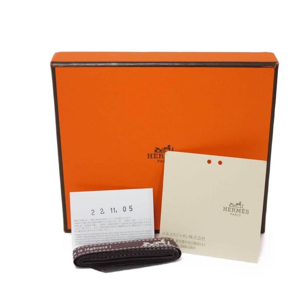 HERMES Coin case Epsom, Silk Veil Fizz Henri Berte Azap compact silk in Women Used