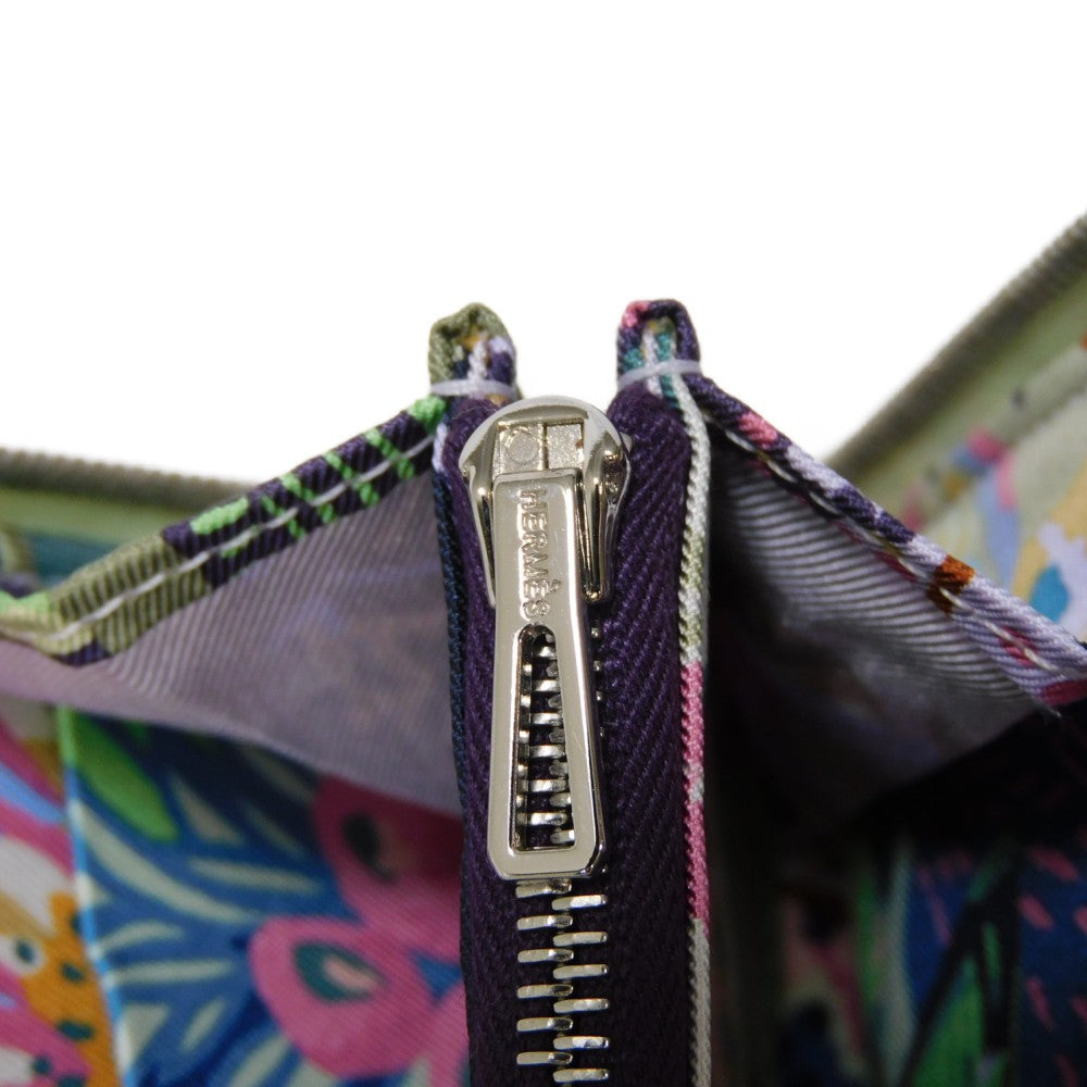 HERMES Coin case Epsom, Silk Veil Fizz Henri Berte Azap compact silk in Women Used