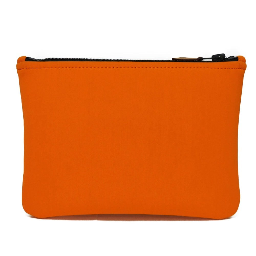 HERMES Clutch bag Polyamide (80%) x Elastane (20%) Orange Pierre Peron Neoban Thalassa PM Women(Unisex) Used