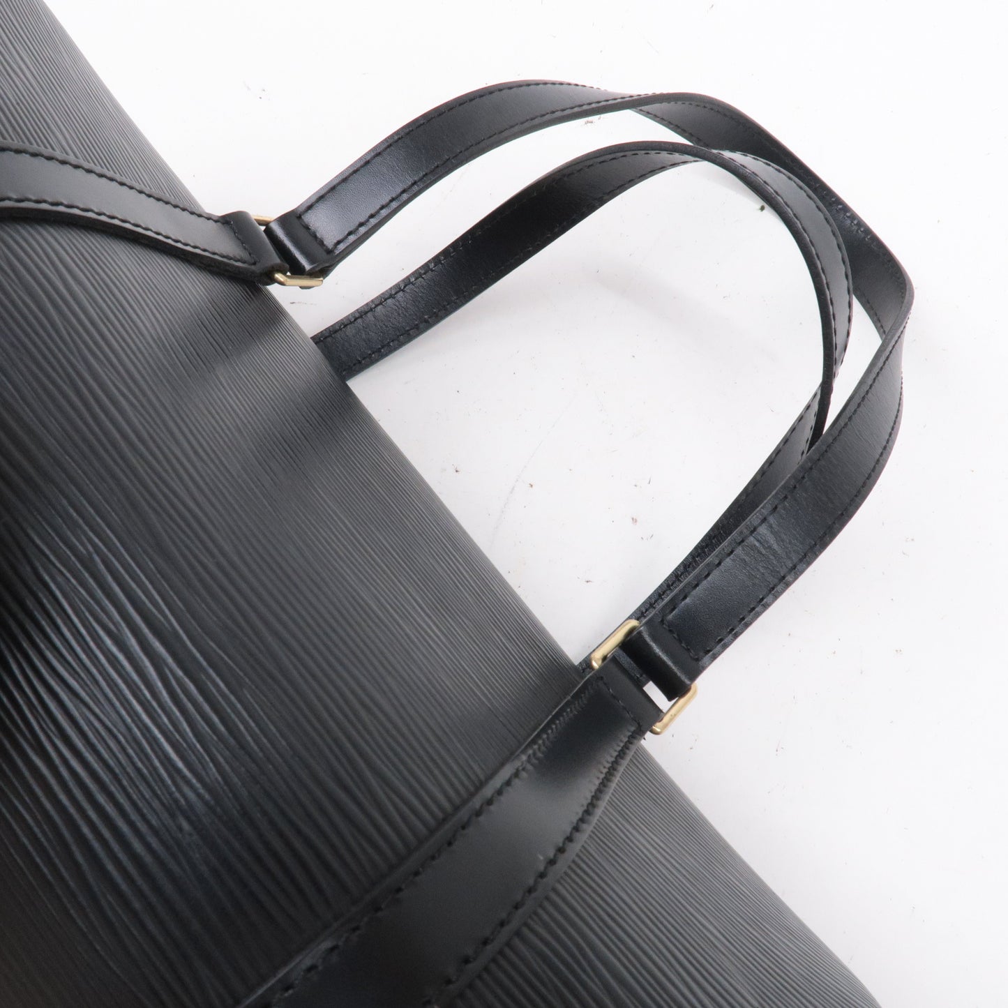 Louis Vuitton Epi Soufflot Hand Bag Pouch Noir Black M52862