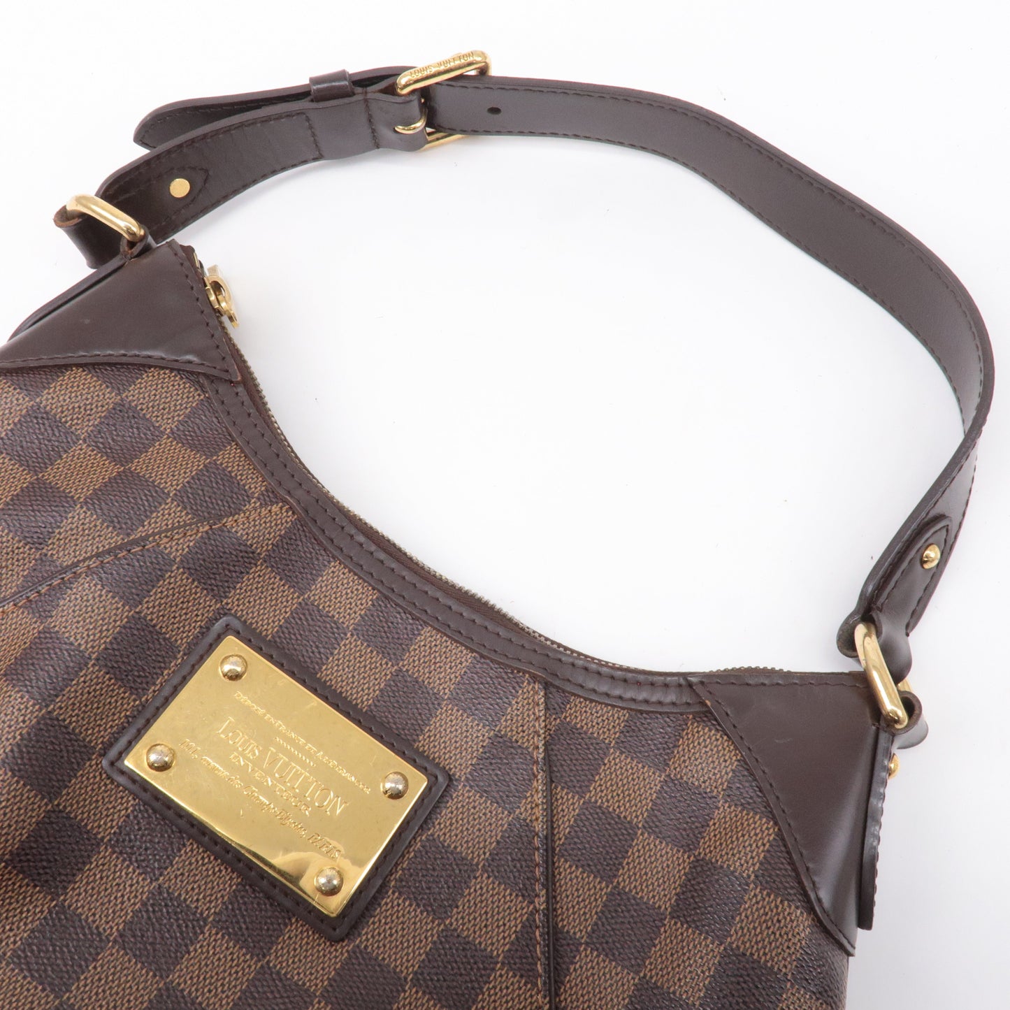 Louis Vuitton Damier Thames PM Shoulder Bag Hand Bag N48180