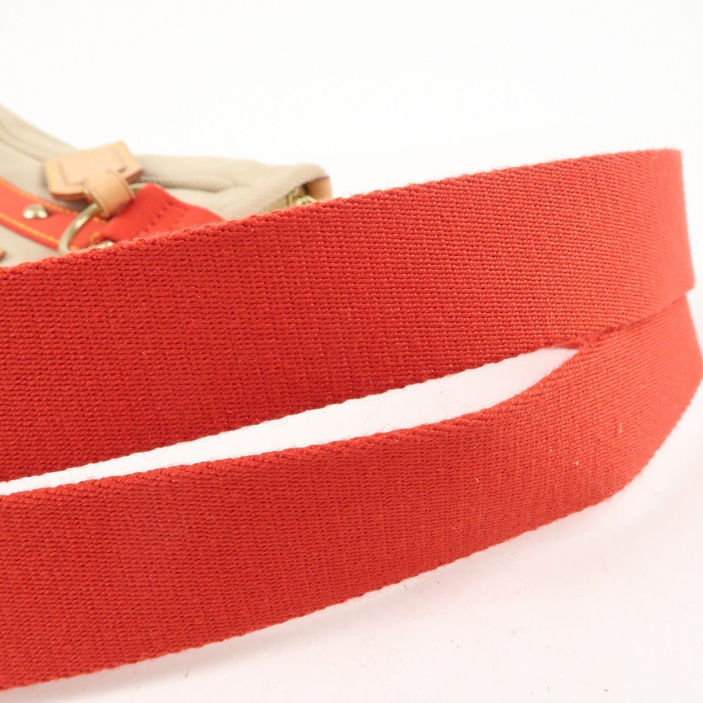 Louis Vuitton Antigua Cabas MM Tote Bag Hand Bag Rouge M40035