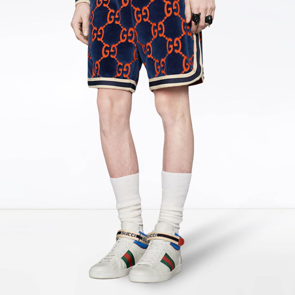 Gucci Stripe Ace High-top Sneakers