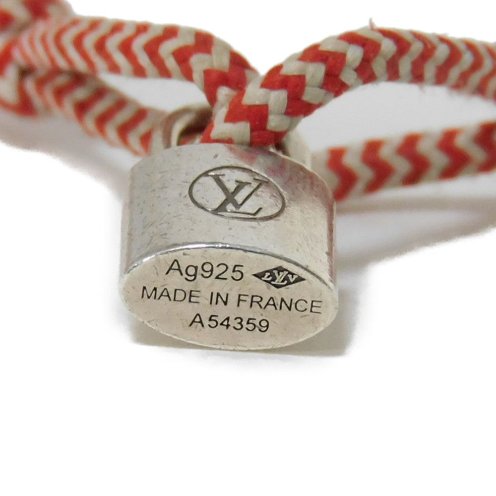 LOUIS VUITTON bracelet Q95705 925 Red Sophie Turner Silver Lockit Bracelet Women Used