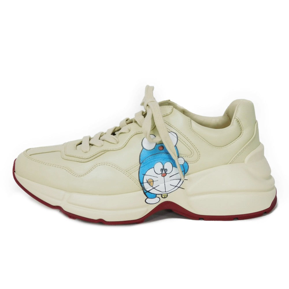 GUCCI sneakers 655037 DRW00 9522 Calfskin leather Ivoryx Cherry Red Doraemon Ryton Women 37 Used