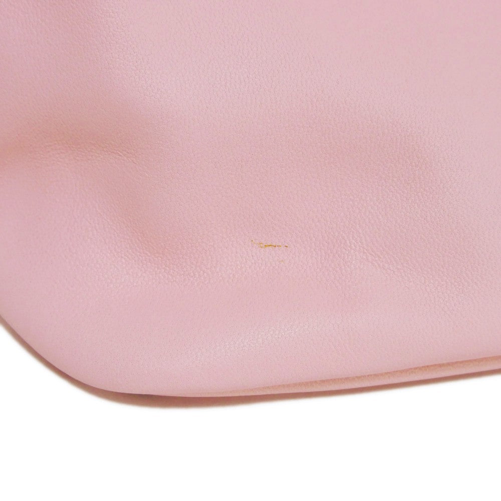 HERMES Pouch Vaux Swift Rose Sakura x Vermilion Swift Toyuboyu GM Women Used